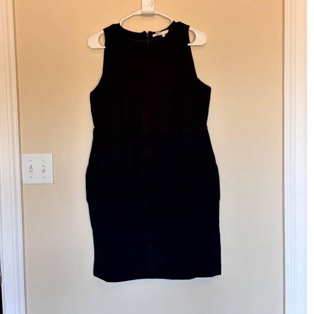 BODEN Classic Black Sleeveless Jersey Shift LBD Dress D0322 Womens 6R 6 NEW NWT